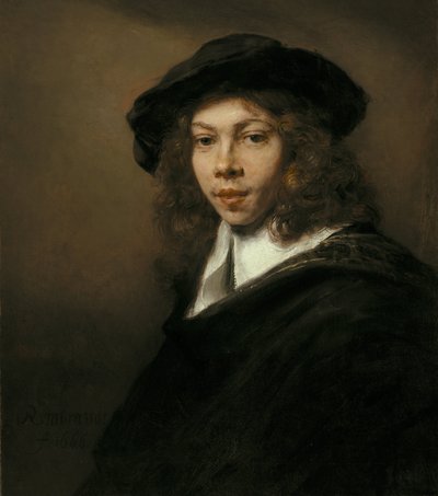 Jeune homme en béret noir - Rembrandt van Rijn